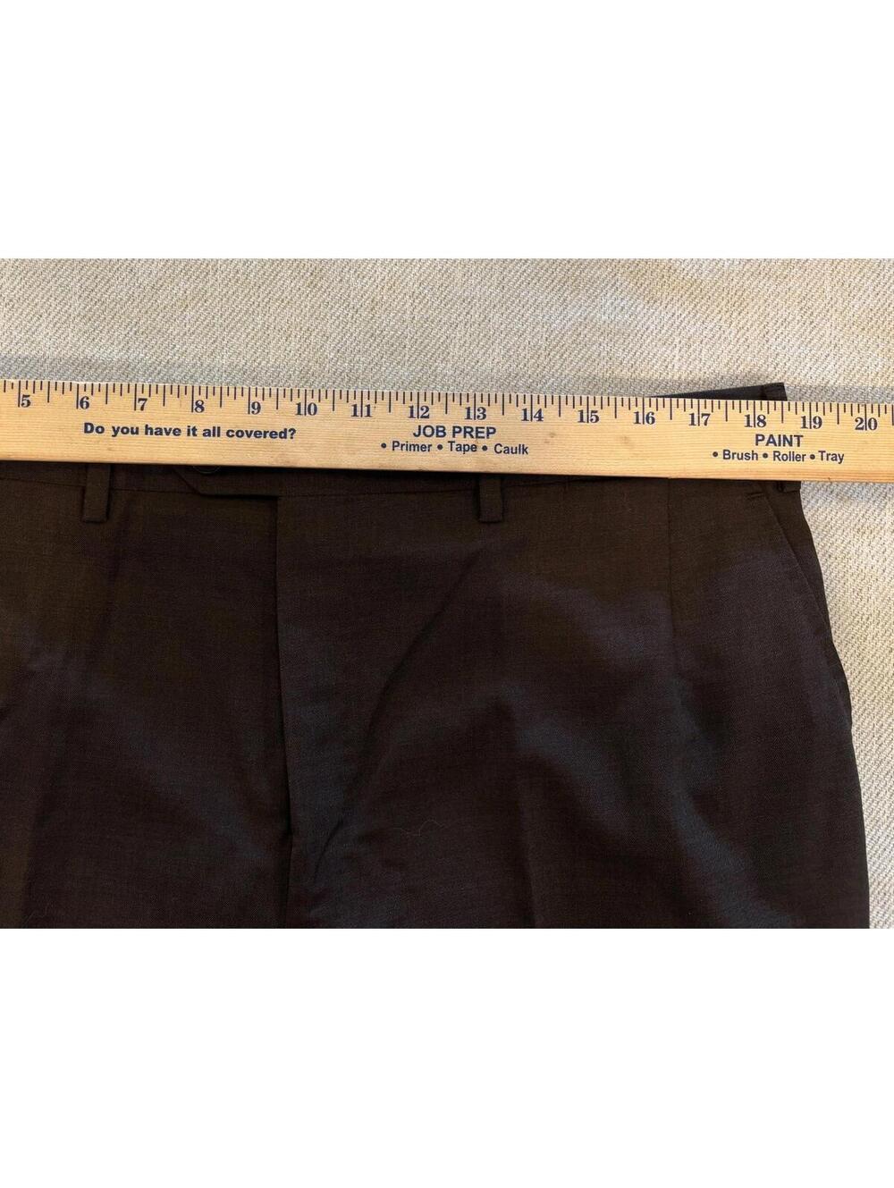 Brioni Sigma Trousers 35x30 Brown 100% Superfine Wool Italy - Picture 8 of 11